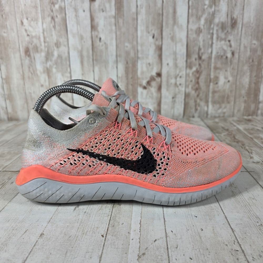 Nike Free RN Flyknit 2018 Womens 8.5 Guava Ice Crimson Pulse 942839-800